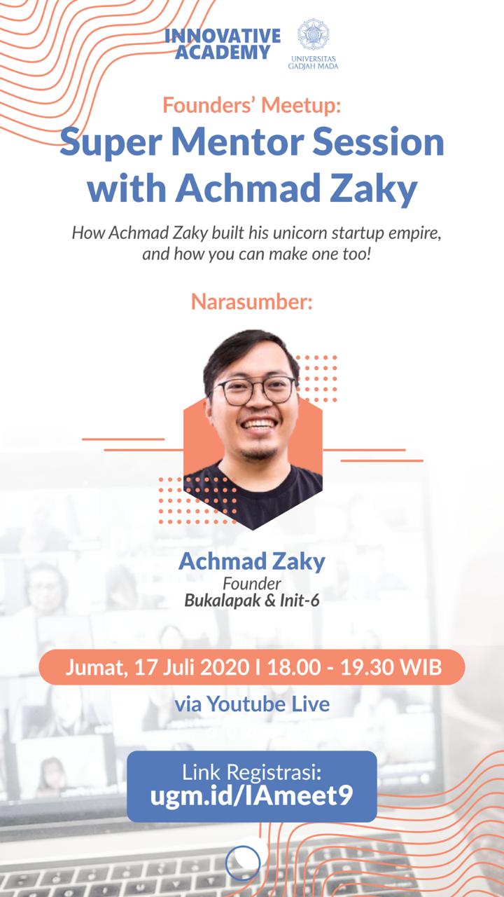 acara pelatihan innovative academy IA UGM