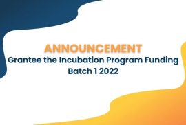 Announcement of Grantee Incubation Program