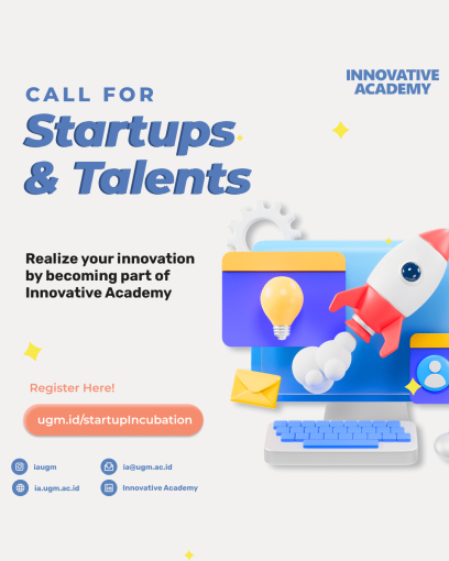 Poster Program Startup Incubation